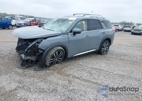 2023 Nissan Pathfinder Platinum 4Wd из США, поврежденный, VIN 5N1DR3DJ5PC210187